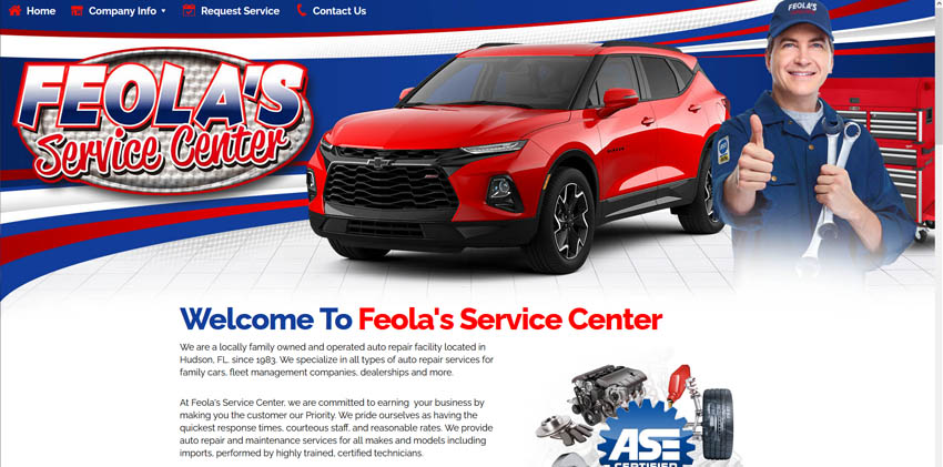 Auto Repair Website 17